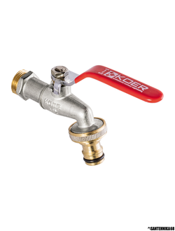 Кран для полива с коннектором для быстрого подключения KOER 1/2 KR.257