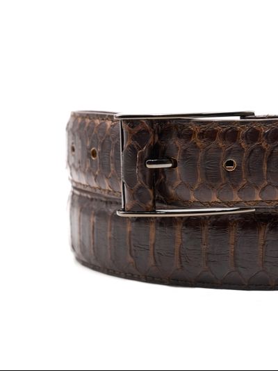 Ремень мужской 38 мм PY-kk-0008 из змеиной кожи