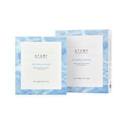 Атоми Гидрогелевая маска с ампулой морской воды успокаивающая