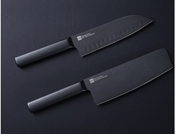 Набор кухонных ножей Xiaomi Huo Hou Black  Heat Knife Set (2 шт) HU0015