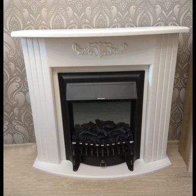 Электрокамин Лион WT с очагом Fobos