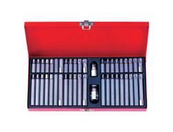 Набор вставок (бит) 10 мм, Torx, Spline, Hex, 44 предмета KING TONY 1044CQ