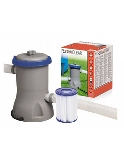 Bestway 58383 Картриджный фильтр-насос 2006л/ч, картридж II, для бассейнов от 366 до 457 см