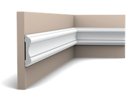 Гладкий молдинг из полиуретана Orac Decor коллекция Luxxus P8040