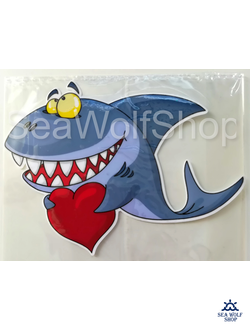 Наклейка сувенир оракал Акула №93