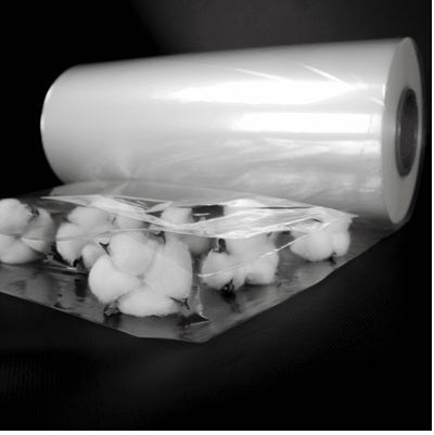 ПОФ полиолефиновая пленка термоусадочная (300мм×1000м 12,5 мкр)для упаковки для маркетплейсов купить