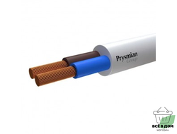 Провод ПВС 2х1,5 100м ГОСТ (ВЭКЗ г Рыбинск белый с маркировкой длины