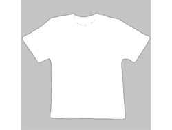 Футболка спортивная ХБ 100% 92-158 (белый). Цена от размера.