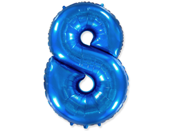 Фольгированная цифра-Синяя