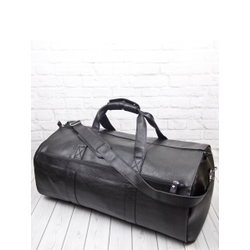 Кожаный портплед / дорожная сумка Milano black 
(арт. 4035-01)