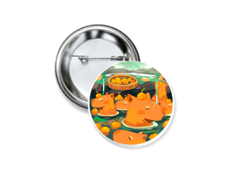 Значок закатной Капибара, Kapibara-san №21