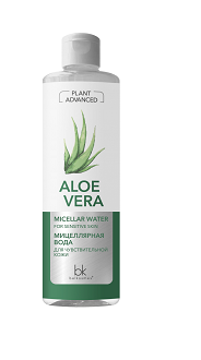 Белкосмекс PLANT ADVANCED Aloe Vera МИЦЕЛЛЯРНАЯ вода для чувствительной кожи 500мл