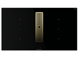 Индукционная варочная панель с вытяжкой Kuppersbusch KMI 9350.0 SR Gold