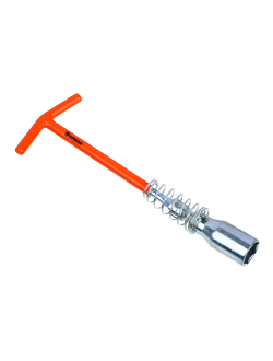 ЕРМАК X-PRO Ключ свечной карданный с резиновой вставкой 21x250мм