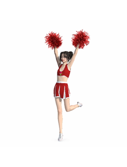 балерины Девушка из группы поддержки Truong Art 1