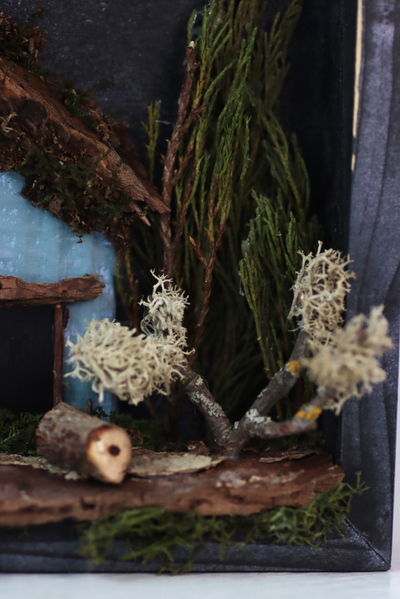 Новогодняя эко-картина № 1179