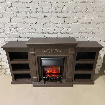 Электрокамин Брукс LUX AO с очагом Fobos