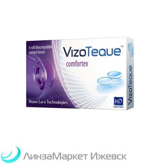 Месячные контактные линзы VizoTeque Comfortex (6 линз) в ЛинзаМаркет Ижевск