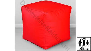 Кресло Кубик красный