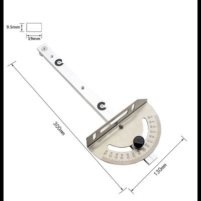 Транспортир base на слайдере 300 мм.