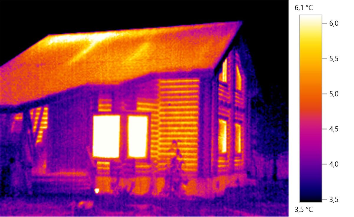 Неразрушающий контроль (термографирование) жилого дома