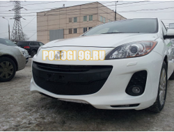 Защита радиатора Mazda 3 2011-2013 black