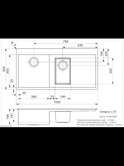 Мойка Reginox Ontario L 15 Left lux