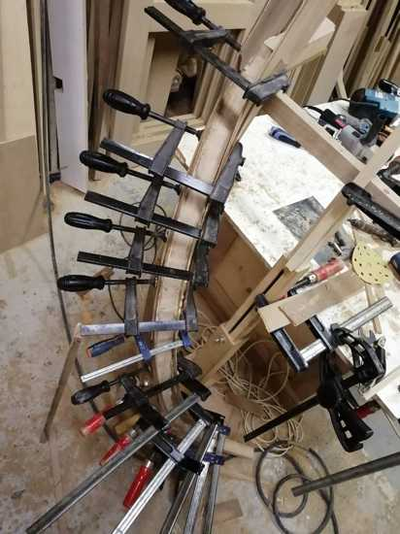 Гнутоклееный поручень 3D