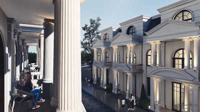 Продаются дома-таунхаусы в колониальном стиле, в черте города Батуми, в районе аэропорта