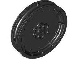 Wheel 75mm D. x 15.8mm Motorcycle, Black (46334 / 6409584)