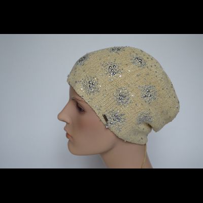 Желтый берет женский с украшениями Vizio Италия фото