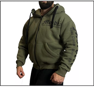 ХУДИ MORDEX с капюшоном и замком (хаки)