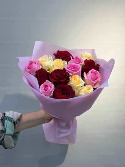 Букет из кенийских роз 15