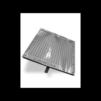 АТ 02.09 Плато аэром. 400х400 нерж. ст. (плитка) 2" наруж.