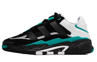 Adidas Originals Niteball Black (черные с зеленым)