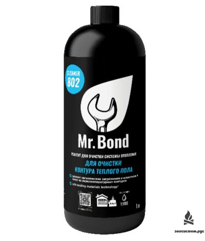 Mr.Bond Cleaner 802  Реагент для очистки контура теплого пола