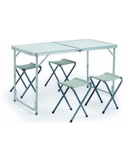 Набор стол раскладной + 4 стула 8812 (120*60) 5mm