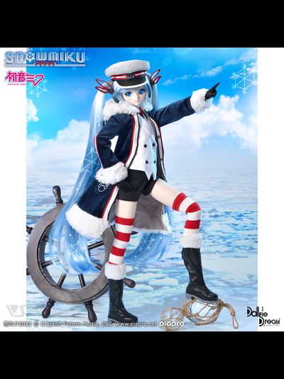 Одежда для куклы Мику Хацунэ (Cloth Dollfie Dream Hatsune Miku Snow 2022 Grand Voyage)