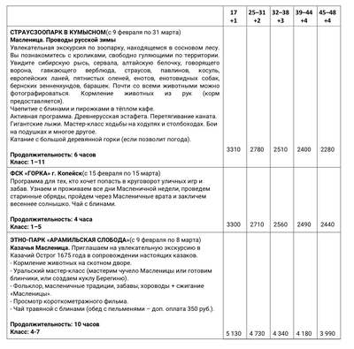 Экскурсии для школьников по Уралу 2026 г.