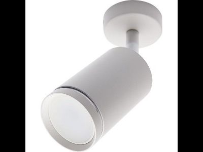 Feron светильник накладной спот GU10 под лампу 1х50W белый 56x56x165 ML201 41061