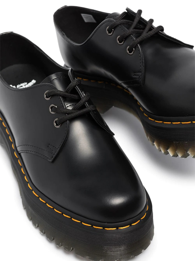 Dr.Martens 1461 с желтой строчкой черные