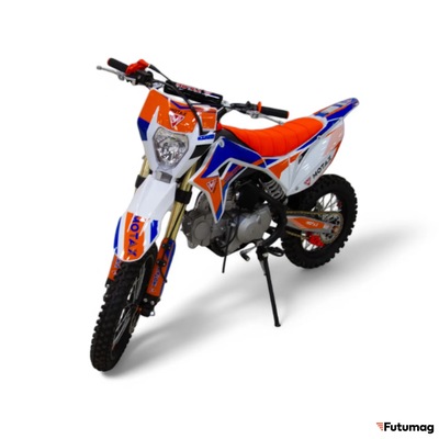 Питбайк MOTAX MX 125 Белый-оранжевый