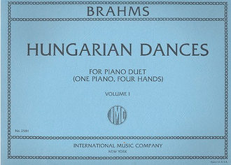 Brahms Hungarian Dances for piano four hands vol.1