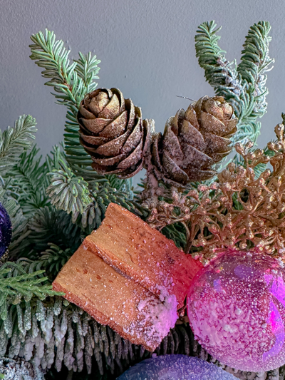 Композиция с елью "Баббл гам"