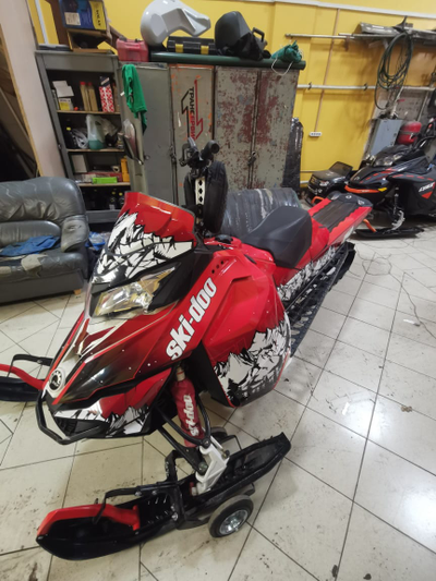 Наклейки на снегоход горы ёлки SKI DOO 2014 - 2016