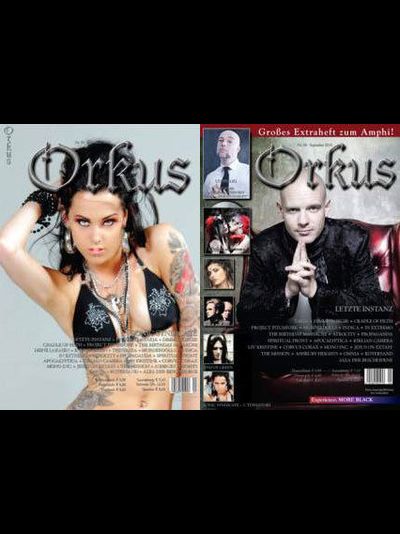 Orkus Magazine September 2010 Letzte Instanz, Gothic Rock, Немецкие журналы в Москве, Intpressshop