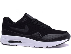 Nike Air Max 87 Черные с белой подошвой (41-45) Арт. 005М