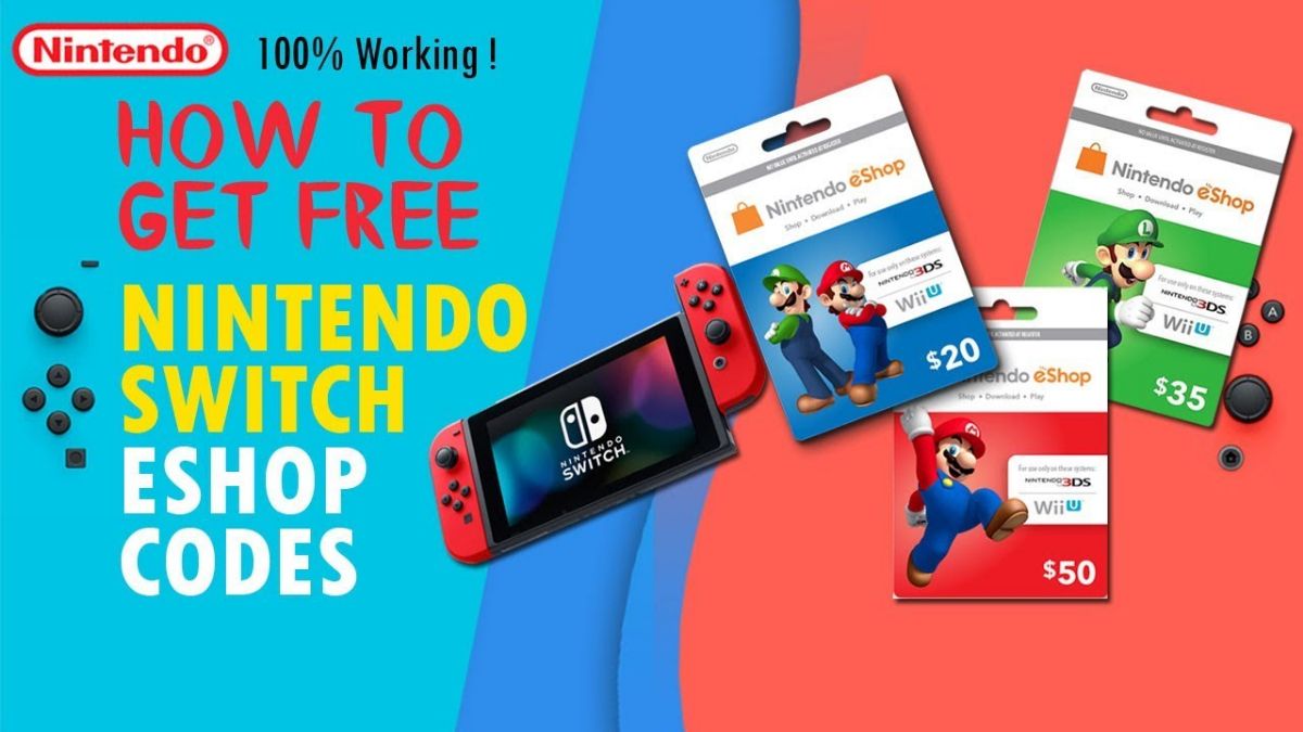 Free Nintendo Eshop Codes For Nintendo Switch