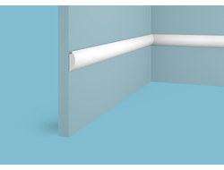 Молдинг Cosca MF006, гладкий, под покраску, экополимер, 2,8 метра