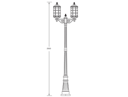 Парковые светильники BARSELONA BG2